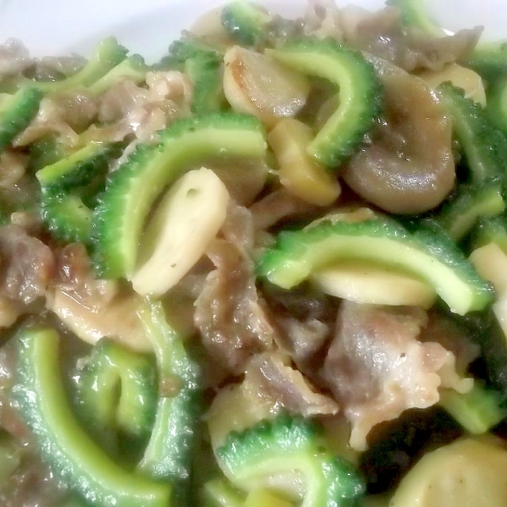 豚肉とゴーヤ エリンギの中華炒め レシピ 作り方 By Chaachan6066 楽天レシピ